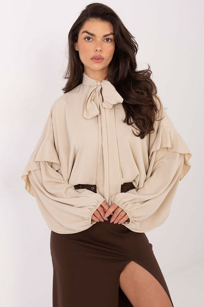 Liora Tie-Neck Blouse