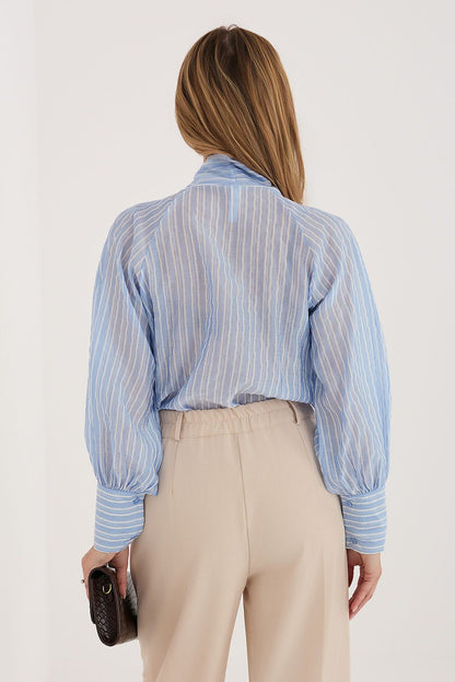 Luna Blouse Blue