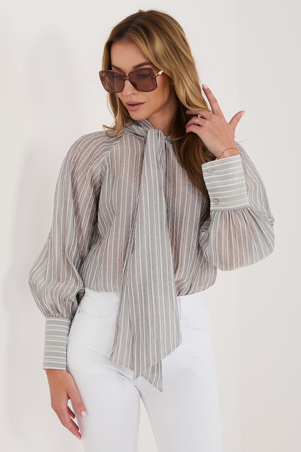 Luna Blouse Grey