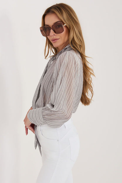 Luna Blouse Grey